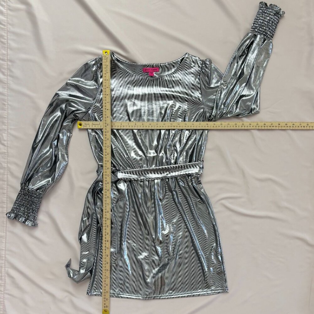 Betsey Johnson Silver Mini Dress - Picture 4 of 12